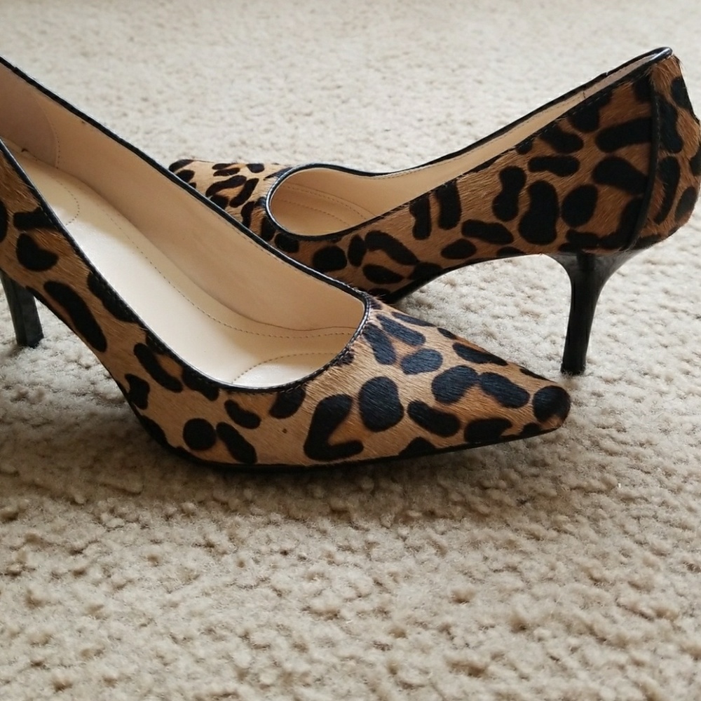 NWOT Calvin Klein Calf Hair Pumps